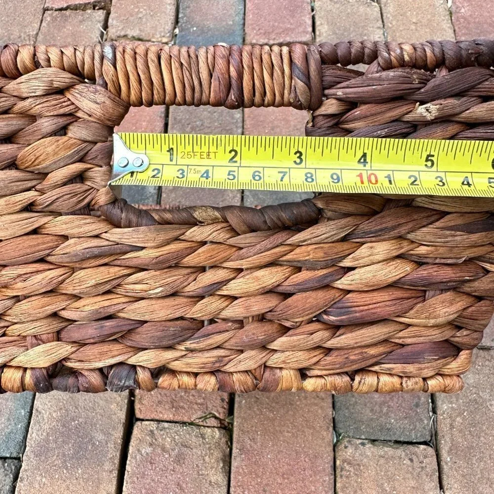 Woven Hyacinth Storage Basket